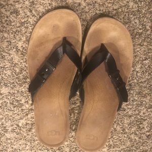 Ugg Leather Sandals Size 10